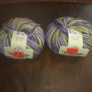 2 Ball Universal Yarns Classic Chunky Impressions Wool Blend Yarn Color Carnival